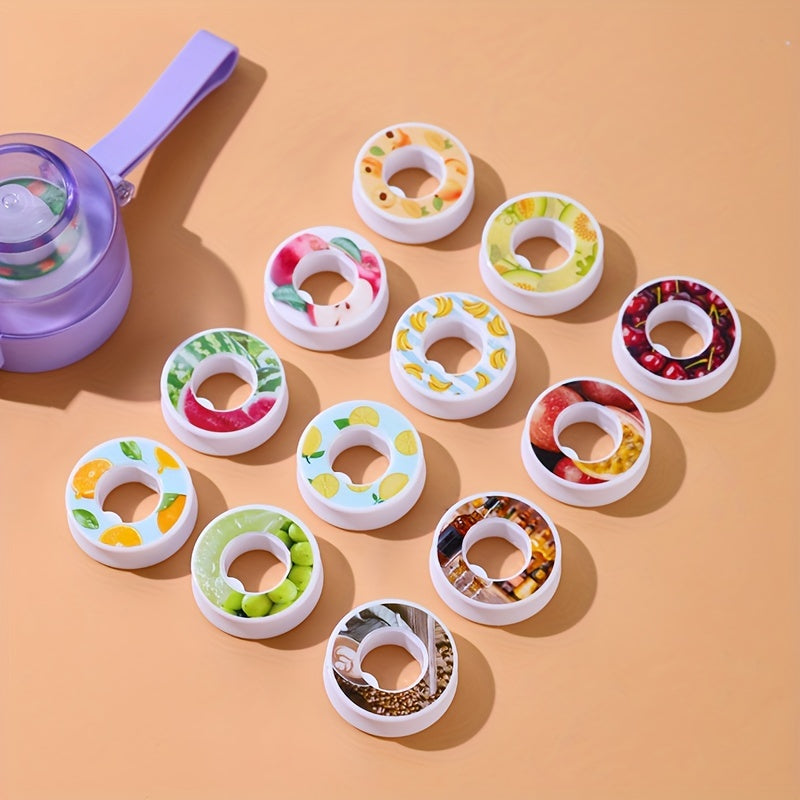 Fruit Flavored Drink Rings - 0 Sugar 0 Card - 3pcs & 6pcs Options