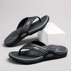 Men's Thong Sandals Non Slip Flip flops Shoes For Beach Shower