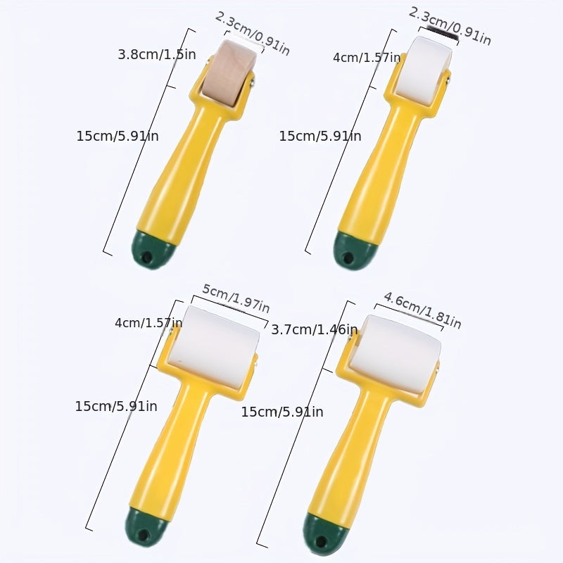 1pc Stick Wallpaper Flat Roller Seam Pressing Roller Plastic