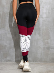 Women's Activewear Mesh Stitching Sports Pants Slim Fitting Yoga Leggings