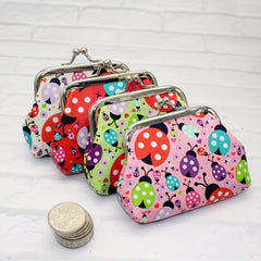 Ladybug Pattern Coin Purse Bag Animal Pouch Key Bag Birthday Gift