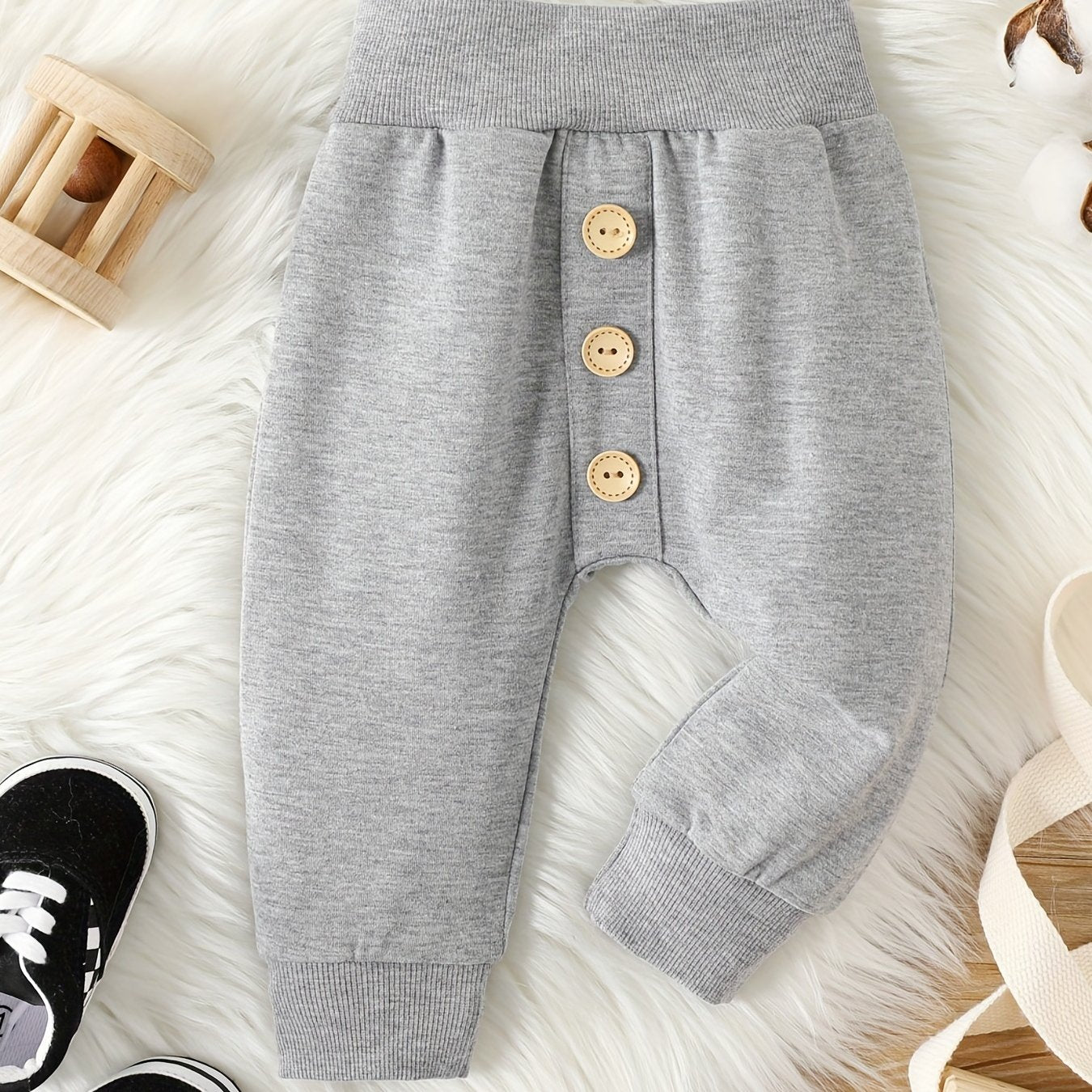 Infant Boys Spring & Autumn Elastic Waist Casual Pants