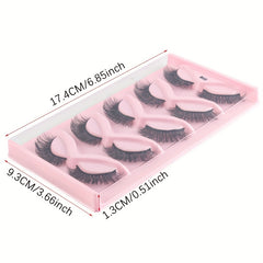 Soft and Fluffy 3D Curling False Eyelashes, Reusable, Natural Look