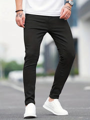 Men's Slim Fit All-match Jeans Casual Street Style Denim Pants