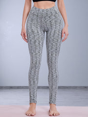 Stripes Yoga Leggings Butt Lifting Sports Long Pants Activewear