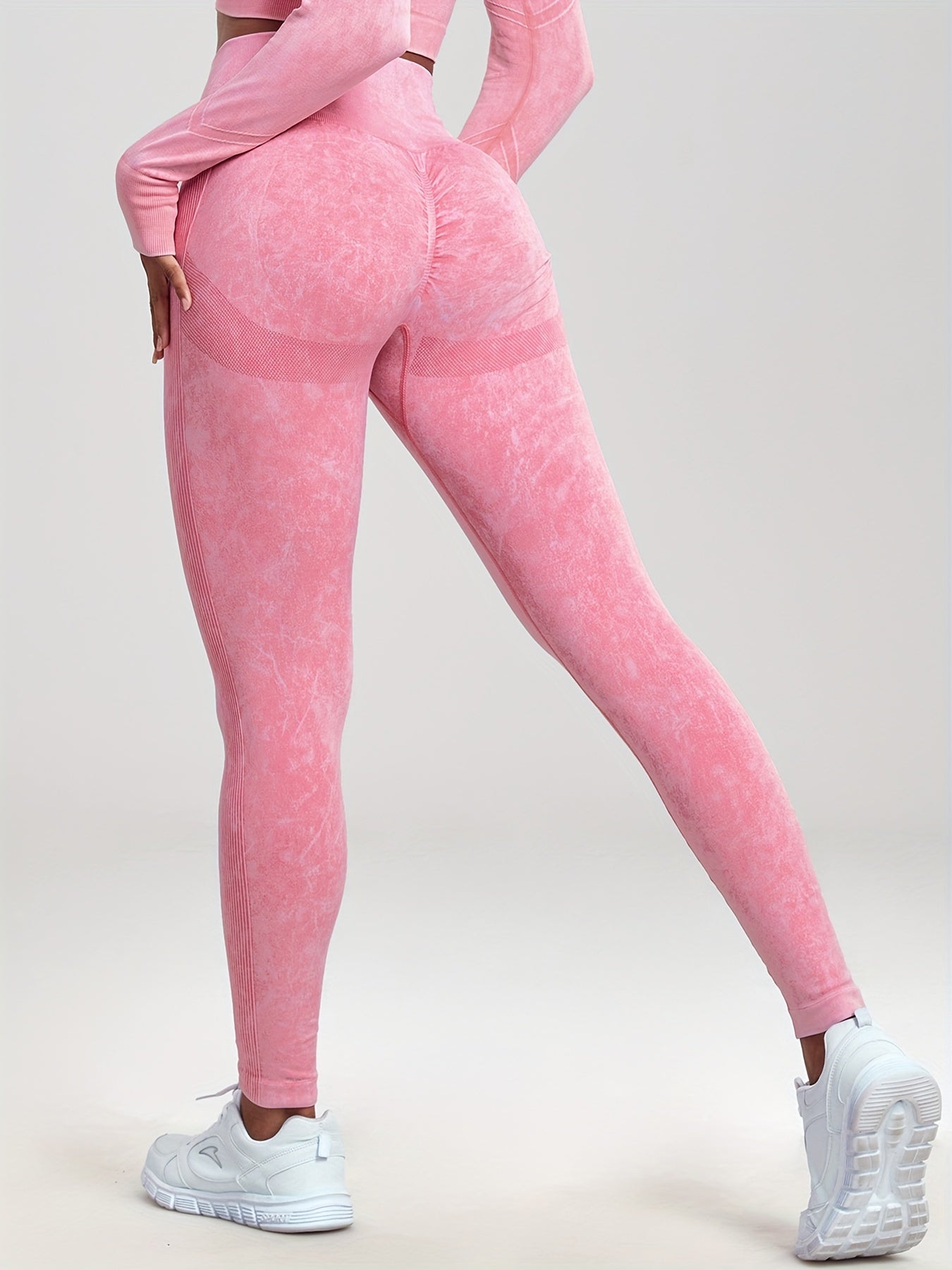 High Waist Skinny Leggings Stretchy Casual Every Solid