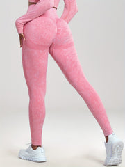 High Waist Skinny Leggings Stretchy Casual Every Solid
