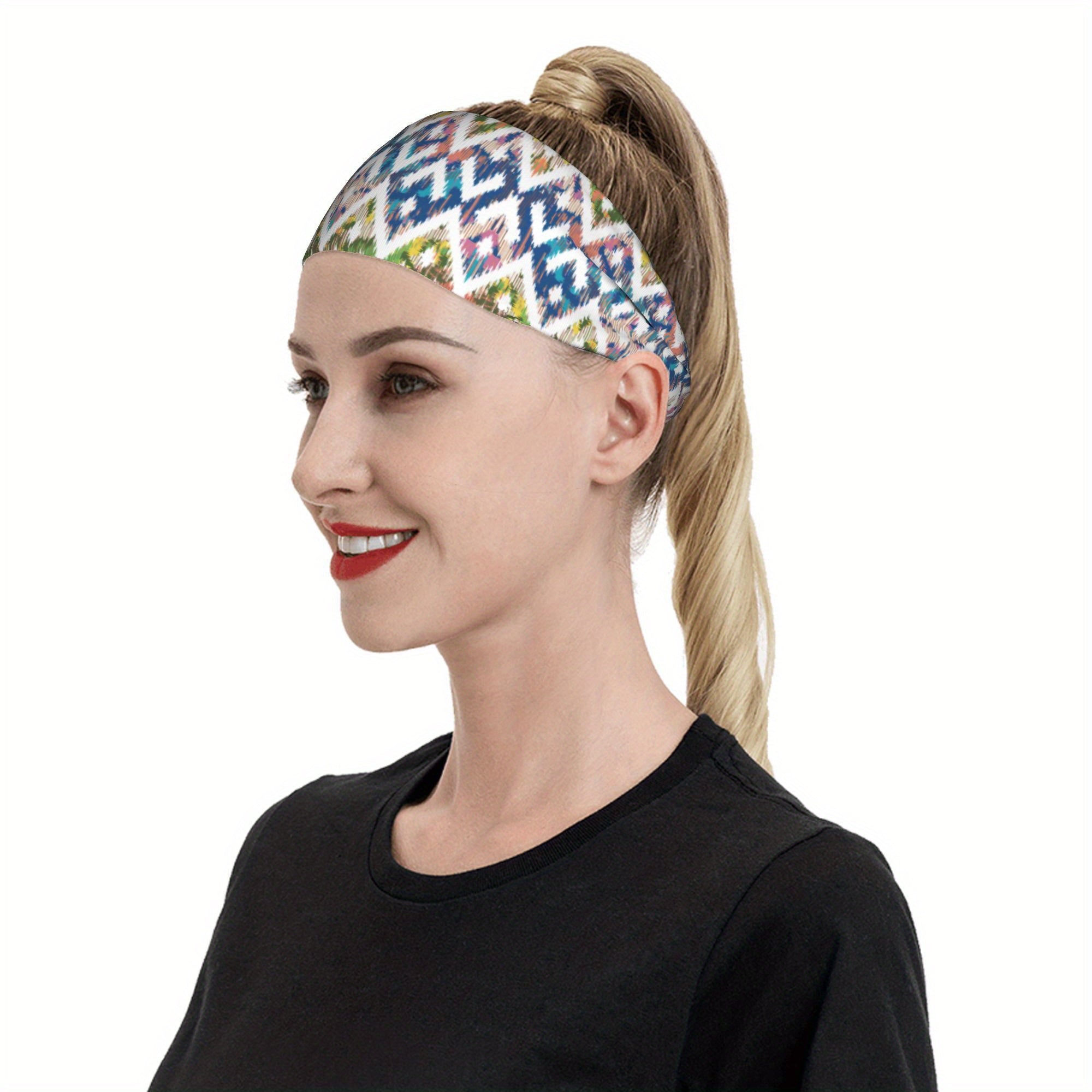 Vibrant Tie Dye Headband for Sports & Casual Wear - Thanksgiving & Halloween