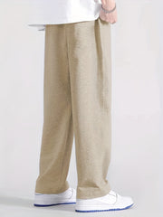 Graphic Print Men's Loose Sweatpants Casual Drawstring Jogger Pants