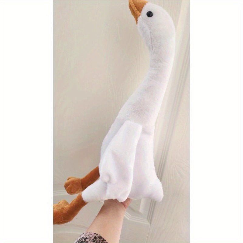 Adorable Duck Plush Toy Soft Fluffy Expressive Eyes Perfect Gift Birthdays
