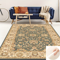 Aqua American Classic Pattern Large Carpet Area Carpet Living Room Bedroom