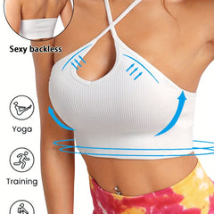 Sporty Shockproof Bra for Running and Yoga