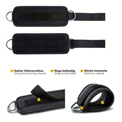 Ankle Straps For Cable Machine D Ring Ankle Cuffs Adjustable