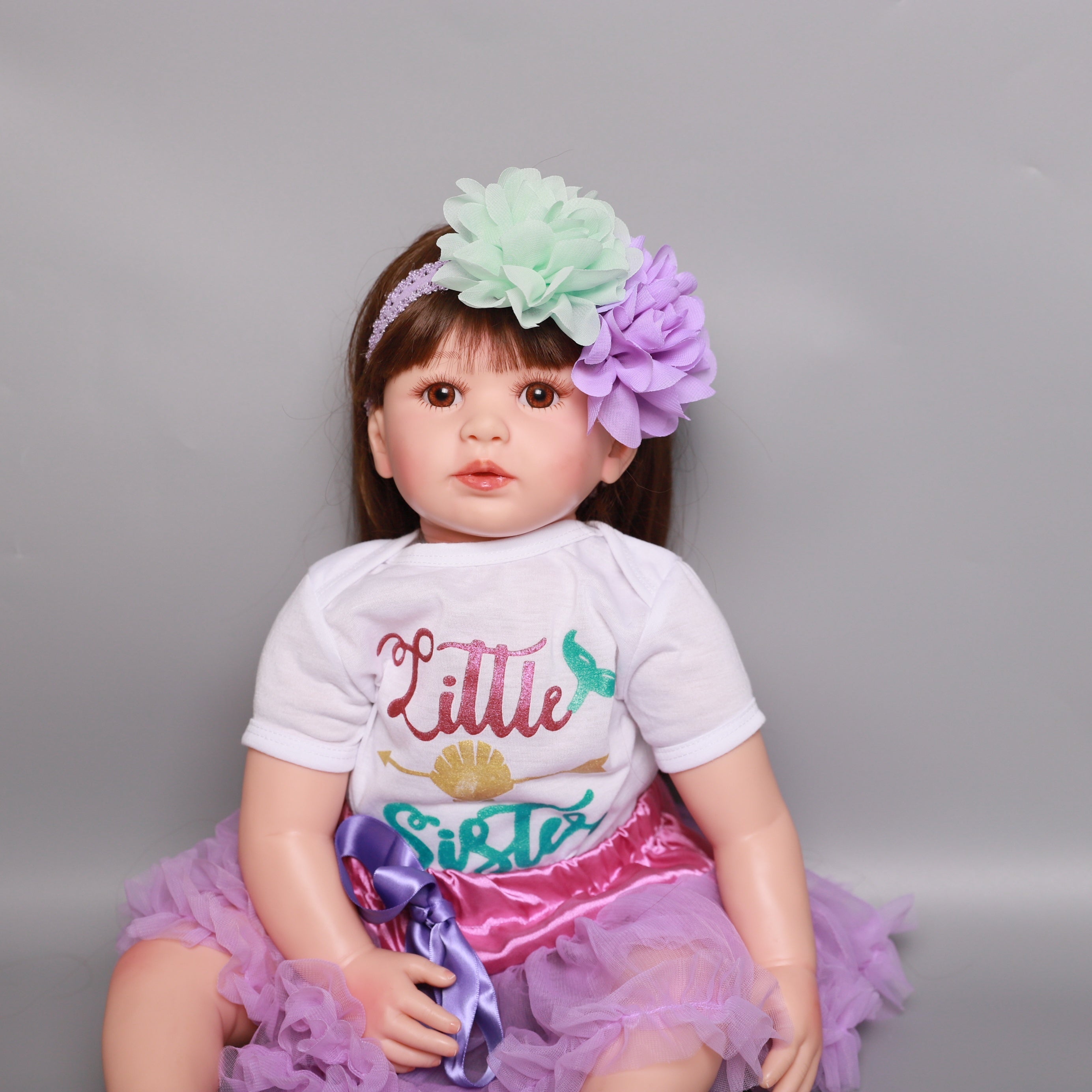 22 Inch Realistic Girl Doll Reborn Doll Newborn Reborn Baby Doll Princess