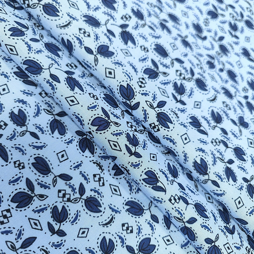 1yd Faux Cotton Fabric DIY Cloth Pants Dress Quilt Covering Material