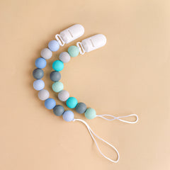 2pcs Set Silicone Pacifier Clips for Teething Babies