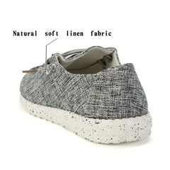 Women's Canvas Shoes Casual Lace Up Outdoor Sneakers Lightweight Low Top