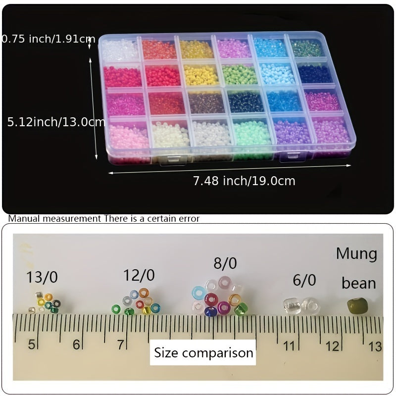 Glass Rice Beads Letter Beads Jewelry Material Package