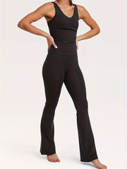 Seamless Yoga Flared Leggings Fitness Sports Bootcut Pants