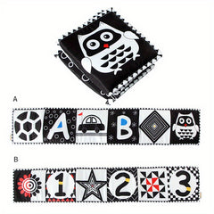 High Contrast Sensory Cloth Book for Babies