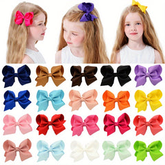 20pcs Bowknot Hair Pins - Ideal Girls' Party & Holiday Gift