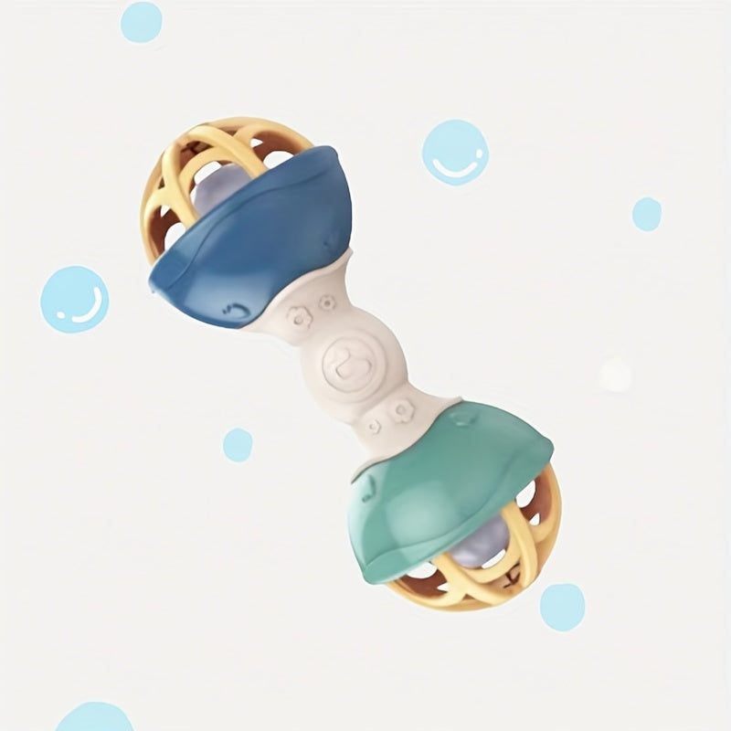 Soft Glue Fun Ringing Bell Fitness Ball for Infants - Dental Teether Toy
