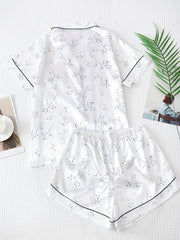 Floral Print Pajama Set Women's Sleepwear