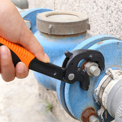 30mm Pipe Wrench Spanner High Carbon Steel Grip Tool For Plumber