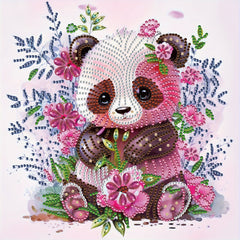 Panda Pattern 5D Diamond Art Kit Home Wall Decor