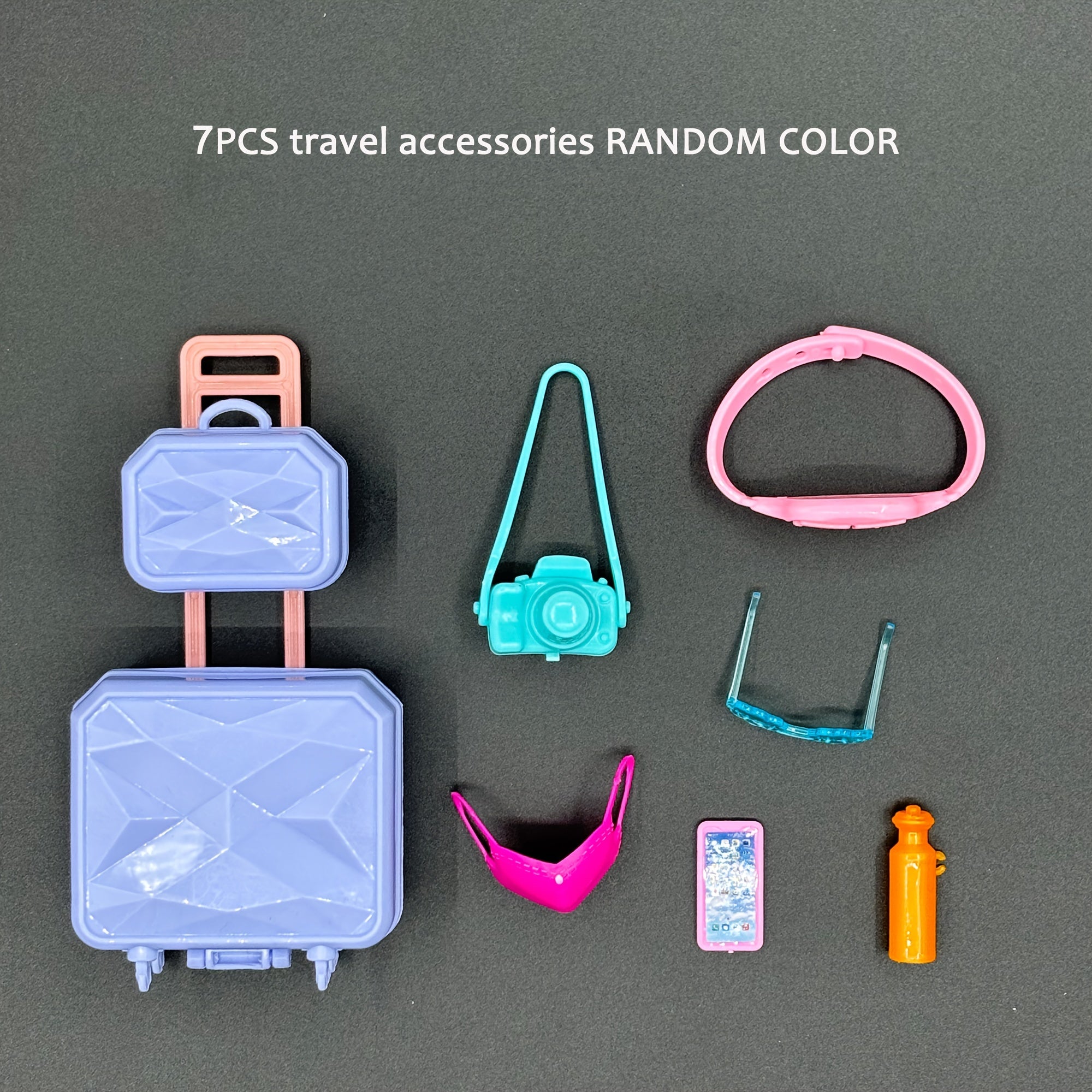 Doll Travel Set Doll Accessories Outdoor Play House Tent Beach Chair Toy