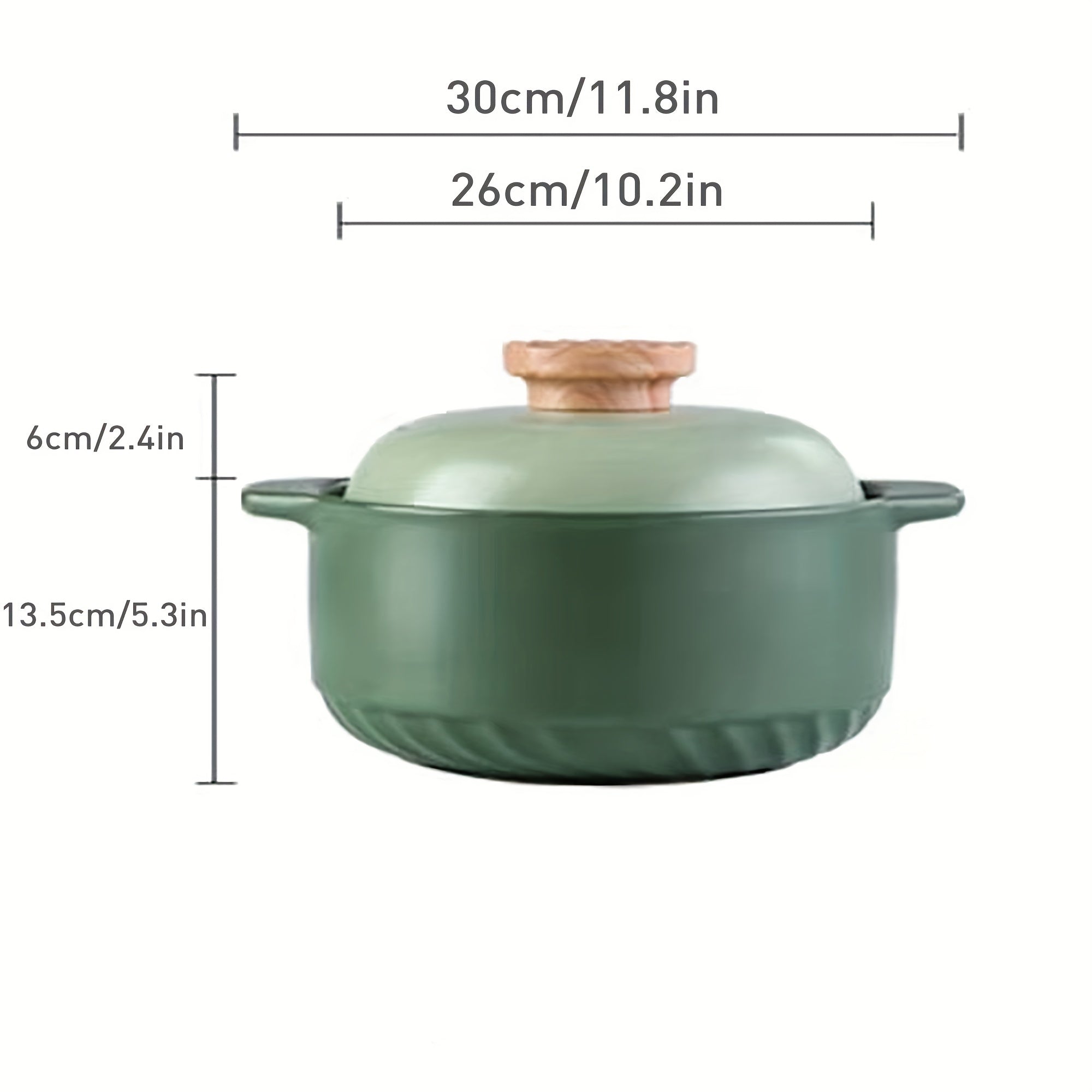 3qt 5qt Saucepan Casserole Pot with Cover