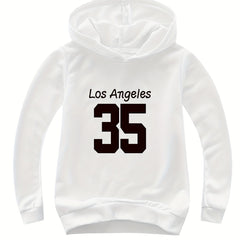Girls Pullover Hooded Sweatshirt for Autumn Winter