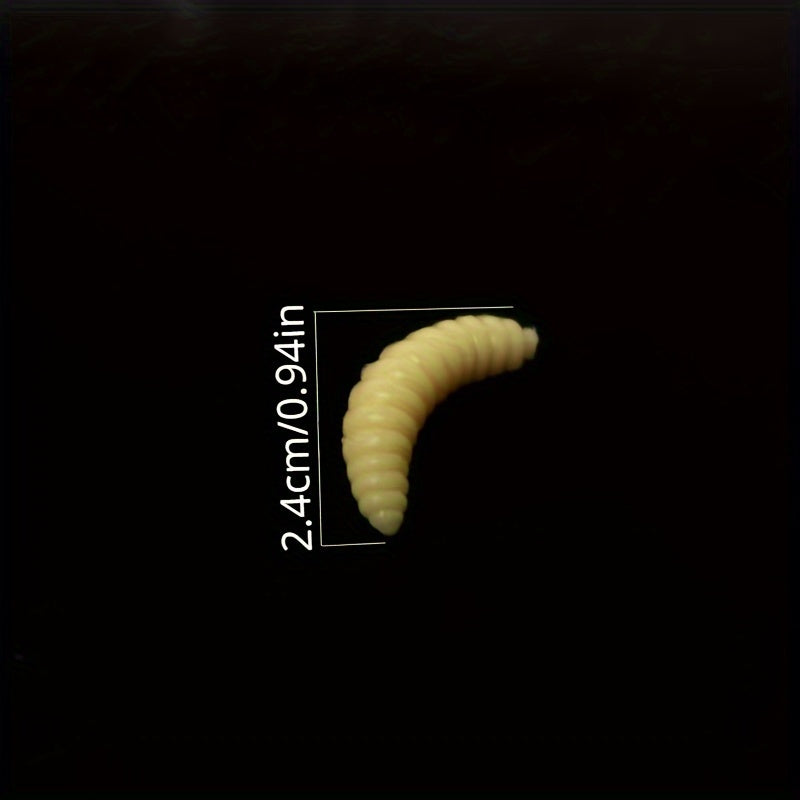5pcs Artificial Fishing Bait Simulation Breadworm Lure Soft Worm Bait