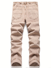 Men's Straight Regular Denim Jeans