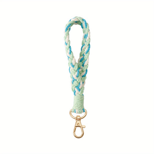 Yiflin Boho Keychain Wrist Lanyard For Keys