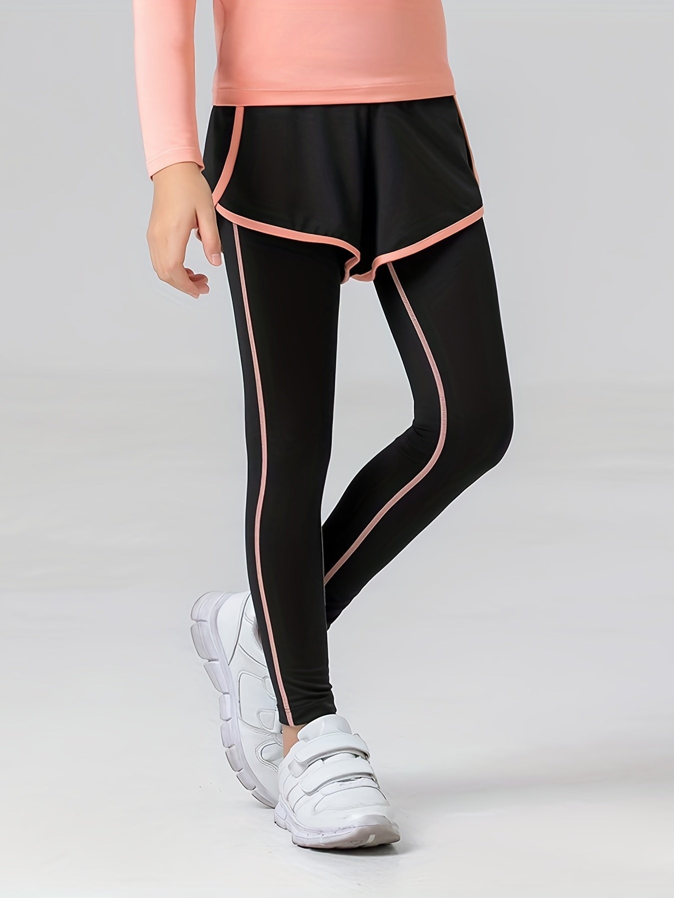 Girls Base Layer Yoga Pants Soft Comfortable Leggings For Kids