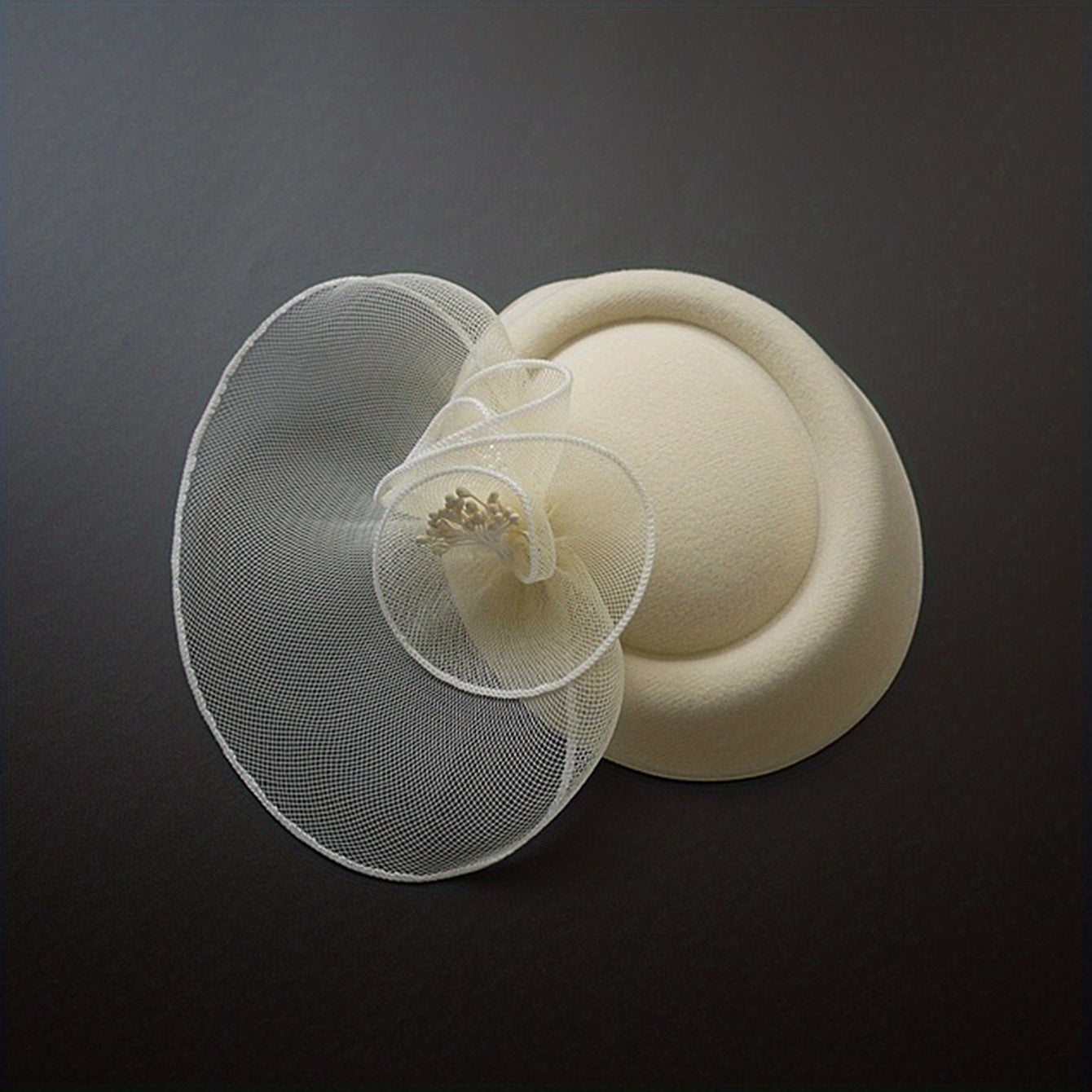 Vintage Pillbox Hat Feather Headwear Wedding Tea Party Hat