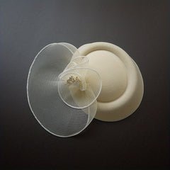 Vintage Pillbox Hat Feather Headwear Wedding Tea Party Hat
