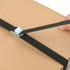 6pcs Zinc Alloy Press Buckle Straps Set 2.5m