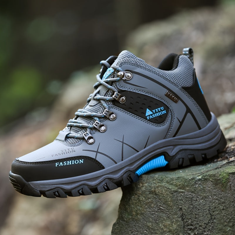 Men's Lightweight Waterproof Hiking Boots for Outdoor Activities