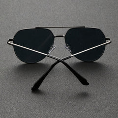 Men's Large Metal Flying Sunglasses