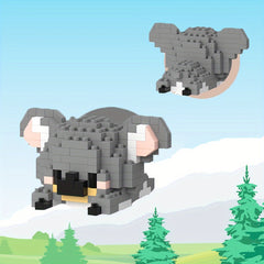 DIY Animal Series Corgi Koala Blocks Christmas Halloween