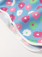 Floral Print Drawstring Beach Shorts Spring Summer Casual Wear