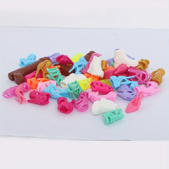 Doll Shoe Accessories Set - 7pcs/10pcs Colorful High Heels Sandals Flats Boots