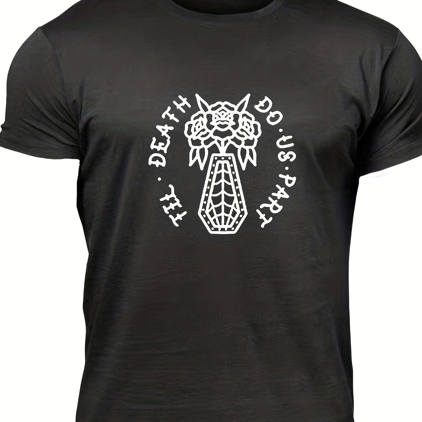 Men's Death Do Us Part Tee Shirt, Crew Neck, Casual Fit