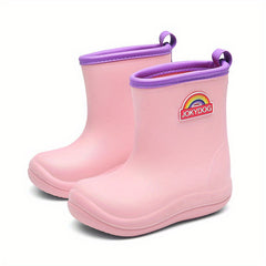 Boys' Colorful Print Rain Boots Non-slip Waterproof