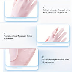 Sunscreen Short Gloves for Women Outdoor Sports Cycling