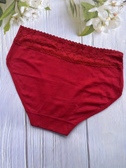 3pcs Lace Briefs Comfy & Stretchy Panties Women's Lingerie