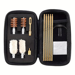 Portable Heavy Duty Cleaning Kit Rod Brass Bristles Brush Set