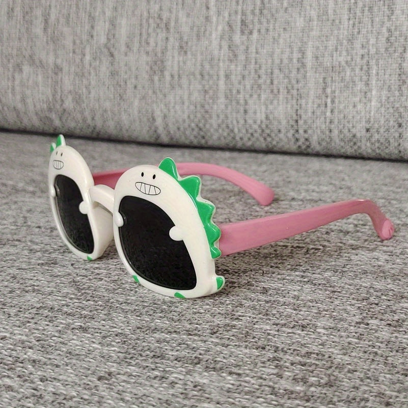 Cartoon Dinosaur Frame Sunglasses UV Protection Kids Summer Accessories